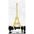 thumbnail image 3 of Jill, Susan 11x18 Black Modern Framed Museum Art Print Titled - Paris Glam, 3 of 5