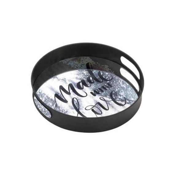 Nikki Chu 5001093 Summerville Made with Love Plateau Miroir, Bleu