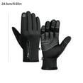 thumbnail image 2 of Mens Winter Gloves -30°F Windproof Waterproof Touch Screen Gloves for Travel Outdoor Work (Black,XL), 2 of 4