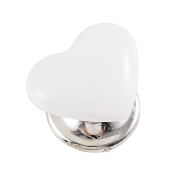 Heart-Shaped Toilet Tank Button Plastic, Multi-Color, Creative