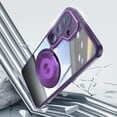 thumbnail image 4 of for Samsung Galaxy A16 5G/4G Magnetic Clear Case Compatible with MagSafe, Drop Protection Ultra Slim Shockproof Anti-Scratch Phone Case with Camera Lens Protector Dust-Proof for Men Women - Darkpurple, 4 of 7