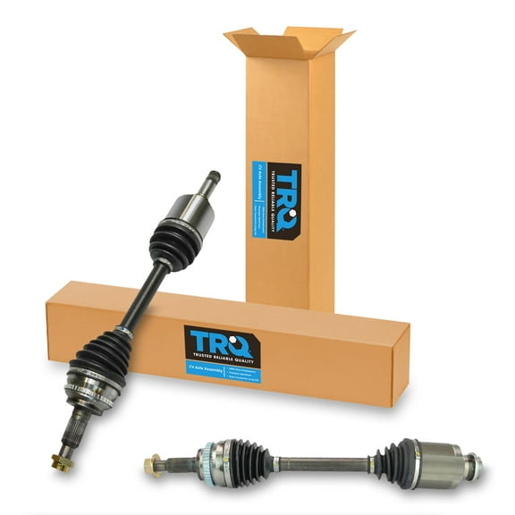 TRQ New Front CV Axle Shaft Assembly Pair LH & RH Sides for Edge MKX AWD CSA82605