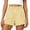 Green, variant on FchengtaiS Women's Gingham Ruffle Lounge Shorts Elastic High Waist Pajamas Boxer Shorts with Pockets Summer Causal Bottom