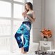 thumbnail image 5 of Fotbe Blue Yin And Yang Pantalones de Pijama para Mujer, Pantalones de Dormir, Pantalones Pj con Cordón y Bolsillos-XX-Large, 5 of 6