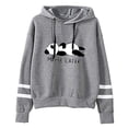 thumbnail image 1 of Puntoco - Sudadera con capucha para mujer, manga larga, con diseño de oso y letras Puntoco Puntoco-2631, 1 of 4