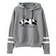 thumbnail image 1 of Pntutb - Sudadera con capucha para mujer, manga larga, con diseño de oso y letras Pntutb Pntutb-2628, 1 of 4