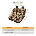 thumbnail image 7 of HUISEFOR 4 Pack Duck Camo Car Seat Covers Full Set Breathable Elastic Front and Back Seat Covers Protectors, Comfortable Soft, Easy to Installation, Universal Fit for Cars SUV, 7 of 7