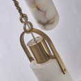 thumbnail image 4 of Kalco 519276WB Flint Additions 14" Wide Led Multi Light Pendant - Winter Brass, 4 of 7