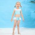 thumbnail image 7 of KAWELL Little Girls Two-Piece Summer Swimwear Role Play Bikini Swim Suit Toddler Tankini Red 3-10 Years, 7 of 7