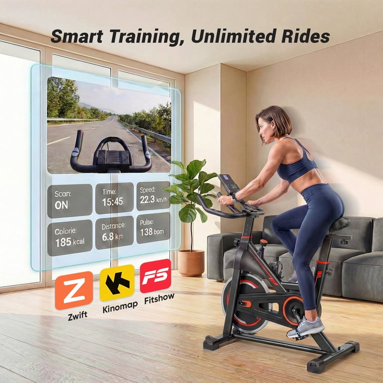 electric bicycle gym RE:GEN Ride | 2026's Most Innovative Fitness Bike while the stainless steel baking paint process and ABS flame retardant plastic ensure durability and environmental protection Merach S29R1 Exercise Bike