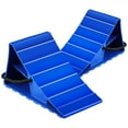 thumbnail image 1 of OULII 2Pcs Rectangular Blue Plastic Wheel Chocks for Vehicles and Drivers, 1 of 6