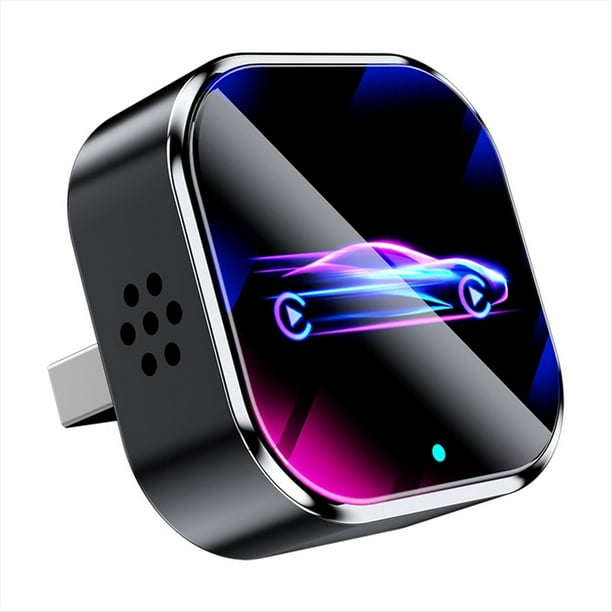 Dongle USB 2 en 1 para Coche, Dispositivo Inteligente Inalámbrico CarPlay Android Auto con IA, Bluetooth y WiFi para CarPlay/Android Auto con Cable A