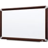Dry Erase Board, Elegant Style Frame, Mahogany Finish, 4' x 3'