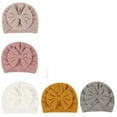 thumbnail image 7 of Baby SweetieCute Turban Hat Cap Beanie Bonnet with Big Bowknot Hospital Hats Knot Headwraps Turbans for Newborn Baby Toddlers Infants, 7 of 7