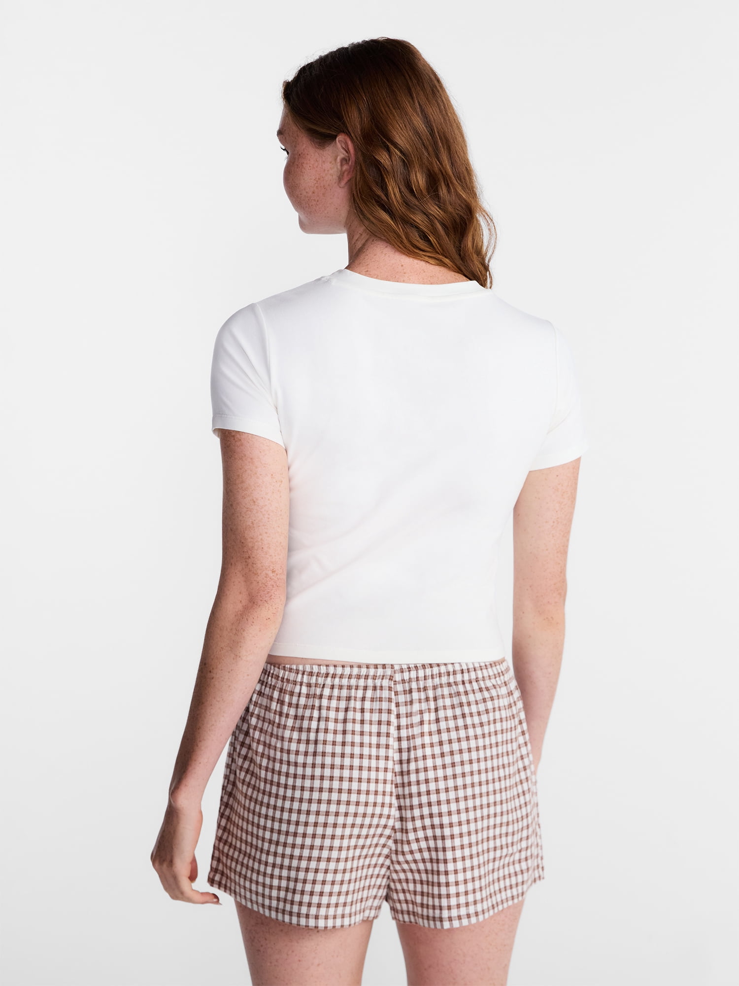 No Boundaries Sleep Tee with Short Sleeves, Women's XS-XXL