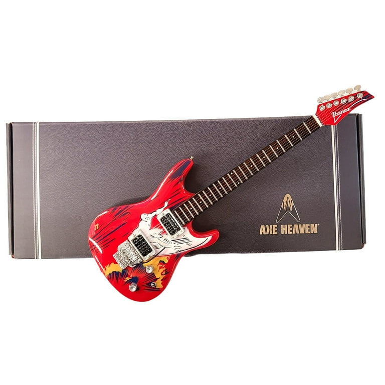 Joe Satriani Silver Surfer Miniature Guitar Replica Collectible