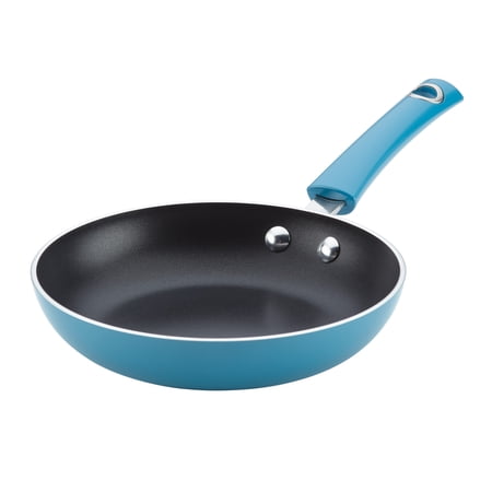 Rachael Ray Cityscapes Porcelain Enamel Nonstick Skillet  8   Turquoise