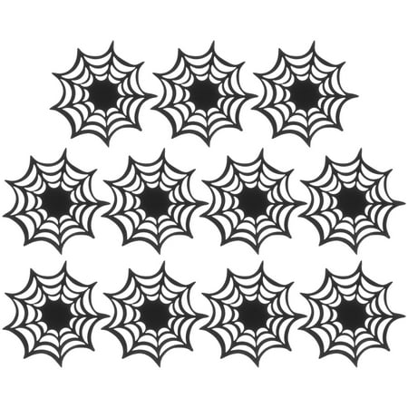 

PTOOTP 10Pcs Cafe Ambience Coasters Shaped Silicone Black For Office Atmosphere