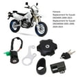 thumbnail image 4 of Interruptor De Llave De Encendido De Motocicleta, Interruptor De Llave De Encendido Juego De Bloqueo De Tapa De Gas Robusto Uso A Largo Plazo 37000 29822 SS Multifuncional Para, 4 of 7