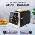 thumbnail image 2 of Pantalla táctil Toaster Inspirex con 2 ranuras extra anchas, color negro, 2 of 9