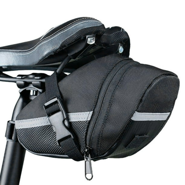 Bolsa para bicicletas Bolsa de sillín de bicicleta a prueba de lluvia Tira reflectante Accesorios de Abanopi Bolsa para bicicletas