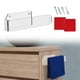 thumbnail image 4 of Barra de toalla de , autoadhesivo, fácil instalación, estante de acrílico en , estante para cocina, spa, hotel, inodoro claro BLESIY soporte de rack, 4 of 8