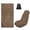 Brown Leopard Print, variant on KUIFORTI Mushroom Flower Car Seat Cover Protector Front Seats for Trucks, SUVs, Sedans Non Slip Multi-Functional Car Sweat Towel Seat Cover with Storage Bag Front Protector