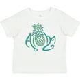 thumbnail image 3 of Inktastic Aloha- with multicolor teal pineapple Boys or Girls Baby T-Shirt, 3 of 5