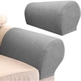 thumbnail image 2 of Fundas de ajuste perfecto para una apariencia renovada Protectores elásticos para brazos de sofá y silla, 2 of 5