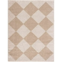 BoutiqueRugs Arilla Contemporary Area Rug - Machine Washable - Peach, Beige - 2' x 2'11"