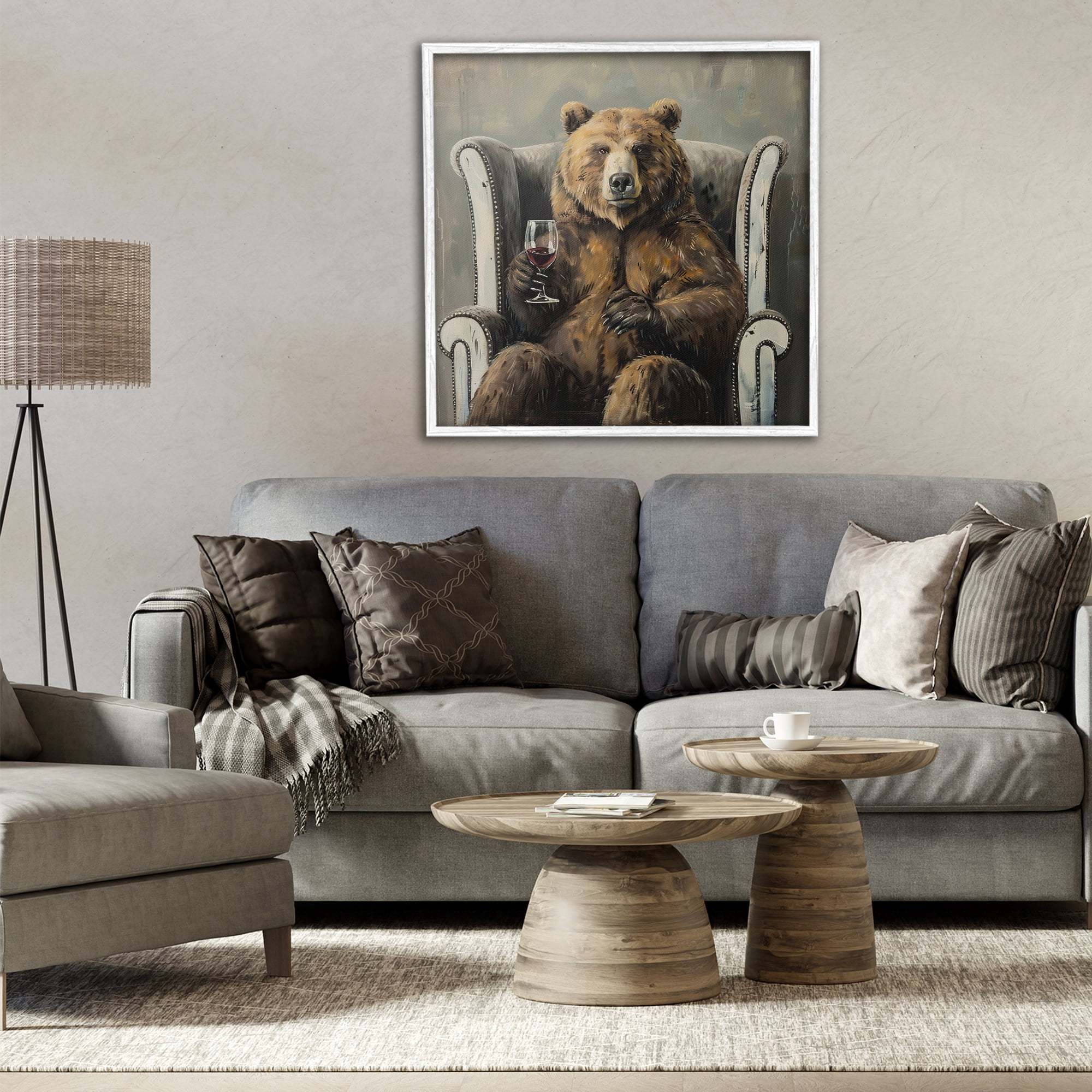 Stupell Industries It Was A Rough Day White Framed Giclee Art, design by Tina LeCour