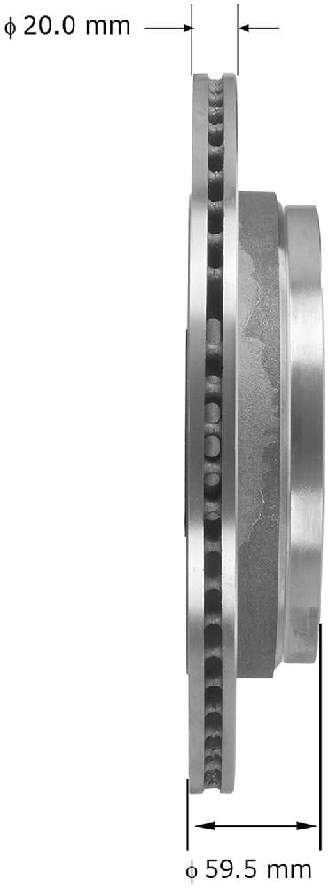 Bendix PRT5947 Premium Brake Rotor