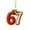 F, variant on WKSCLPAI 67 Christmas Ornament Six Seven Ornaments Funny 67 Meme Teen Slang Hanging Ornaments for Xmas Tree & Gift, Gingerbread, Forest, Crystal, Porcelain Wide Variety of Themes to Choose