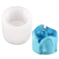 thumbnail image 4 of Moldes de silicona 3D para velas, moldes para jabón, moldes para fondant, duraderos para hacer velas DIY Cilindro L, 4 of 9