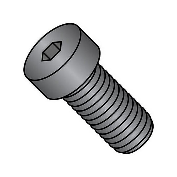 10-24X3/8 Coarse Thread Low Head Socket Cap Screw Plain (Pack Qty 100) BC-1006CSL
