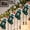 M, variant on NWOKYZGH 1 Pack Initial Monogram Christmas Stockings Personalized Human Durable Christmas Mistletoe Ornament Bag for Family Decorations Green Letter