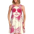 thumbnail image 1 of Kdxio As de Diamants Robe d'Été pour Femmes Sans Manches Décontractée de Plage avec Poche, 1 of 7