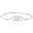 White Gold, variant on Bracelet for Women 925 Sterling Silver Infinity Hear Bracelet Cubic Zirconia Rose Gold Summer Beach Stylish Chain Summer Vacation Jewelry Gift for Mom Women