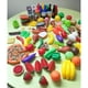 120 Pcs en Plastique Nourriture Fruits Légumes Jouet Ensemble Cuisine Faire Jouer Jouet pour les Garçons et les Filles – image 1 sur 5