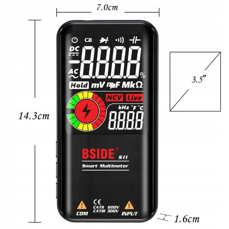 S11 High Precision Intelligent Digital Multimeter Electrician Maintenance
