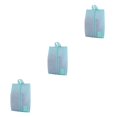 thumbnail image 1 of Cateissary Bolsa de almacenamiento de zapatos de viaje portátil de nailon impermeable multipatrón con cremallera poco verde 3piezas Cateissary CBP008634, 1 of 1