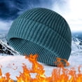 thumbnail image 2 of Gorros Para Frios De Hombres,Mens Fisherman Beanie for Men Short Cuff Knit Beanie Winter Warm Hats for Women, 2 of 4