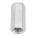 thumbnail image 2 of Coupling Hex Nut,, Functional Antirust Galvanized Hex Thread Nut, Reliable Carbon Steel  Machinery Industry Industrial Application, 2 of 8
