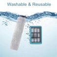 thumbnail image 2 of for Bissell Crosswave HF2/3845N/3831 Floor Scrubber Brush Filters, 2 of 5