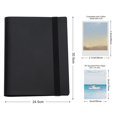 thumbnail image 3 of Álbum de recortes - 48 páginas de colección de fotos Bolsas duraderas y transparentes (negro), 3 of 4