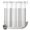Gray, variant on No Hook Shower Curtain, Green Simple Lines Shower Curtains for Bathroom with See Through Top Window, Modern Minimalist Stripes Pattern Waterproof & Washable Bath Curtain Extra Long 72"x96"