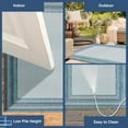 thumbnail image 3 of Liora Manne Carmel Multi Border Area Rug Aqua Indoor Outdoor 100% Polypropylene, 3 of 5