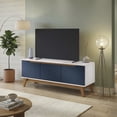 thumbnail image 1 of Rack TV Kappesberg 136 cm Blanco/Azul 3 Puertas, 1 of 9