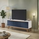 thumbnail image 1 of Rack TV Kappesberg 136 cm Blanco/Azul 3 Puertas, 1 of 9