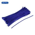 thumbnail image 3 of Uxcell 30cm/12 inch Pipe Cleaners Chenille Stems for DIY Art Crafts Dark Blue 200 Pack, 3 of 6